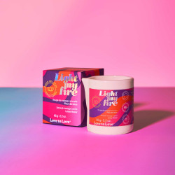 Love to Love Bougie de Massage Light My Fire 65g Fleur de Lotus